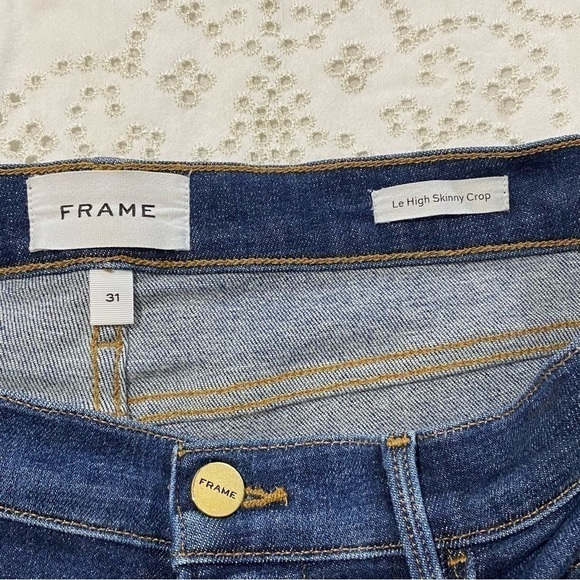 FRAME Le High Skinny Crop size 31 - Picture 5 of 10